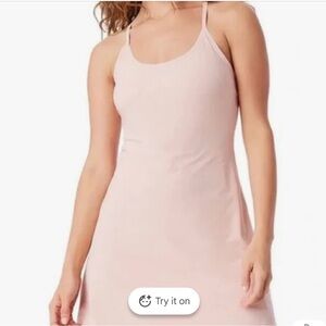 Outdoor Voices Exercise Dress in Blush Pink Athleisure Dress Size XL